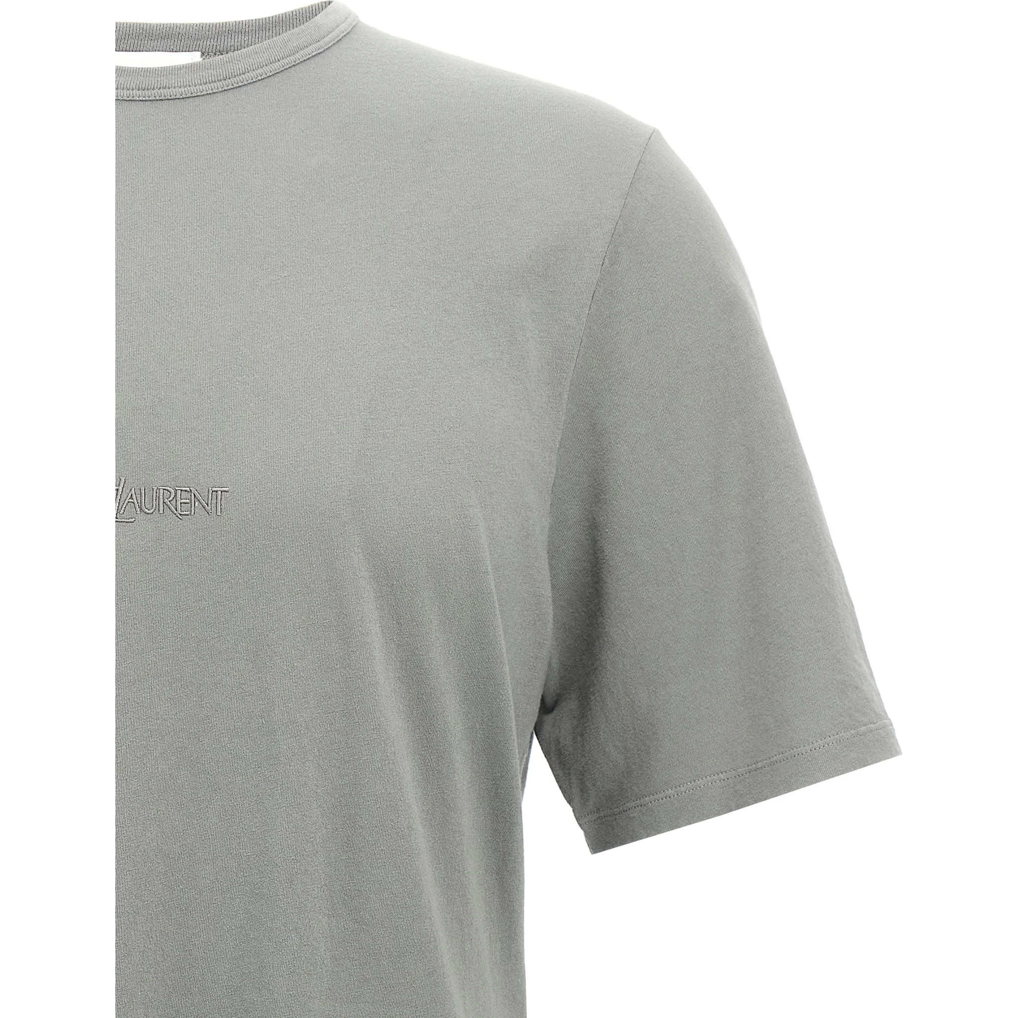 Gray Cotton T-Shirt