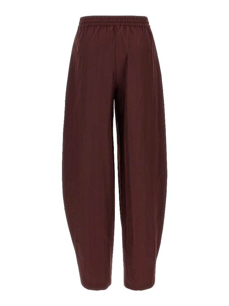 Bordeaux Polyester Casual Pants alternative