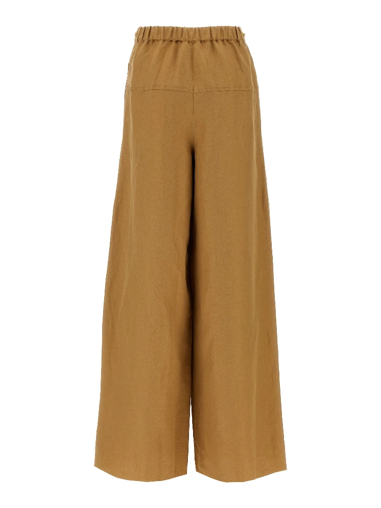 Brown Flax Casual Pants alternative