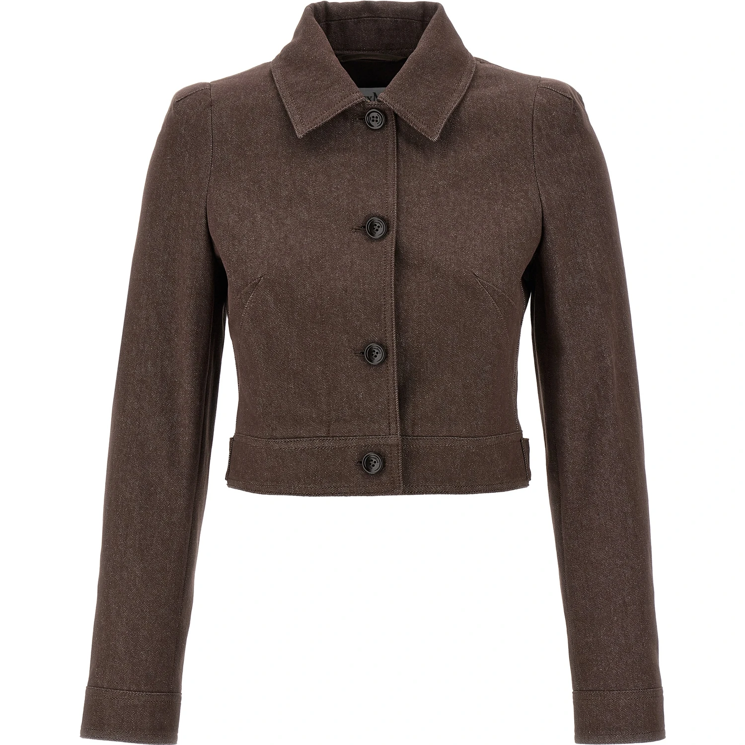 Brown Cotton Blazer