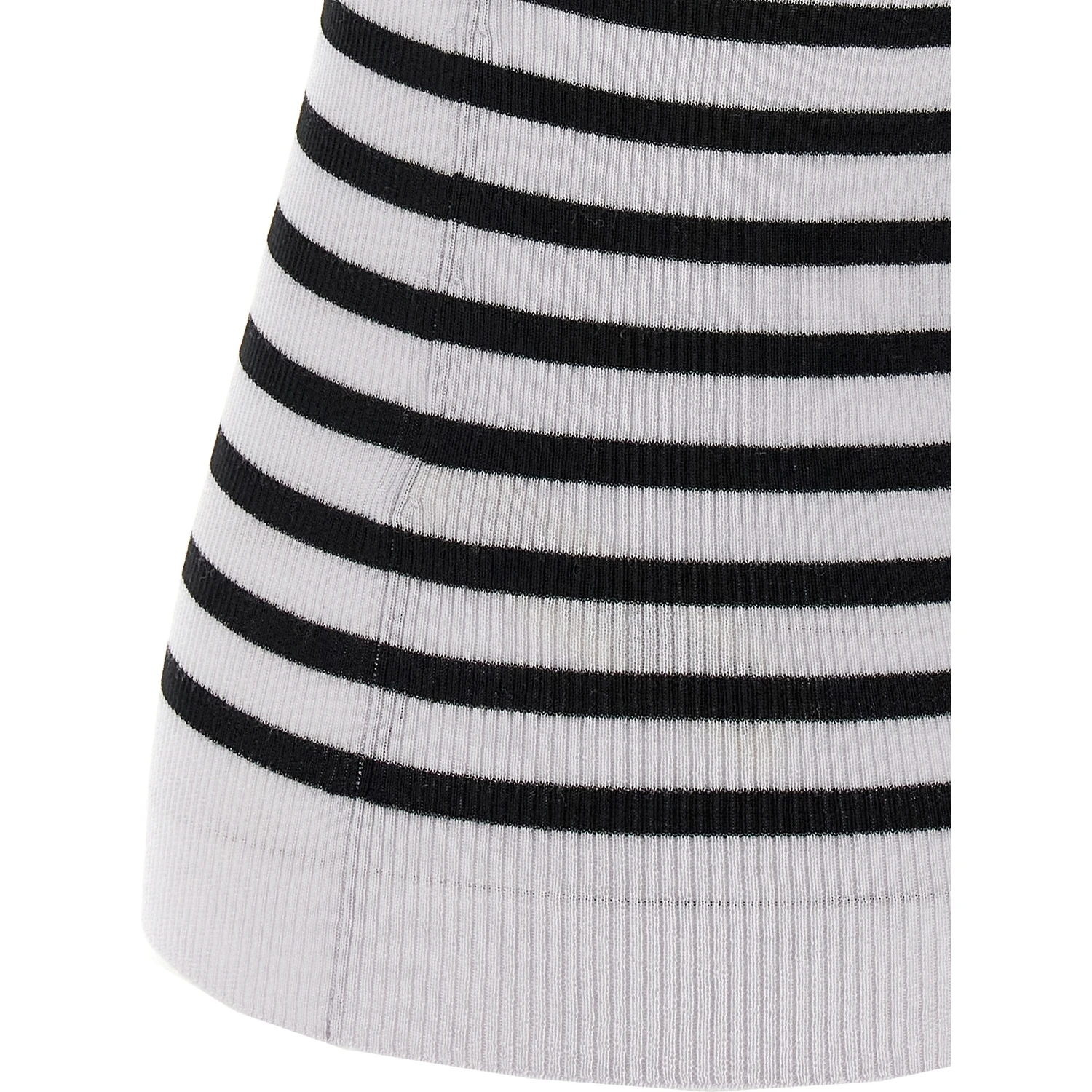 Bicolor Wool Sleeveles T-Shirt