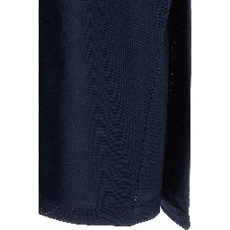 Blue Cotton Polo Shirt