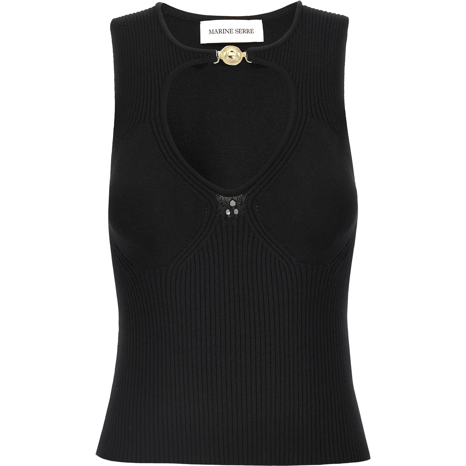 Black Viscose Tank Tops