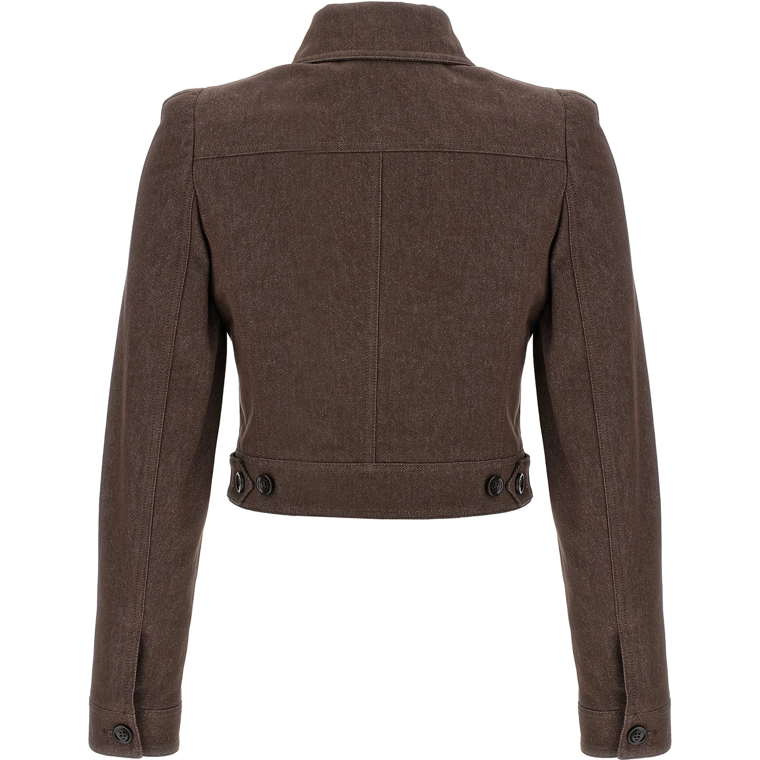 Brown Cotton Blazer