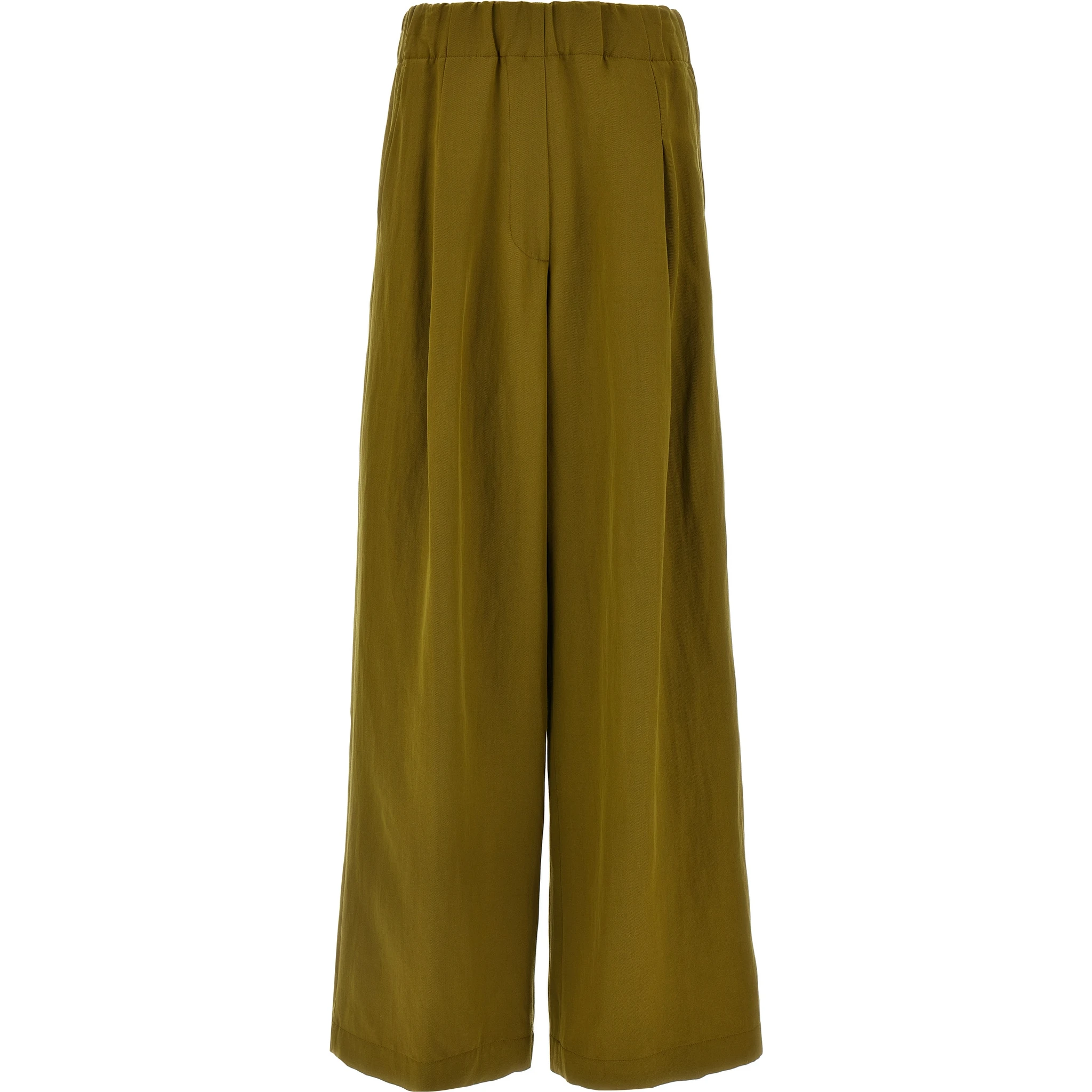 Bicolor Wool Casual Pants