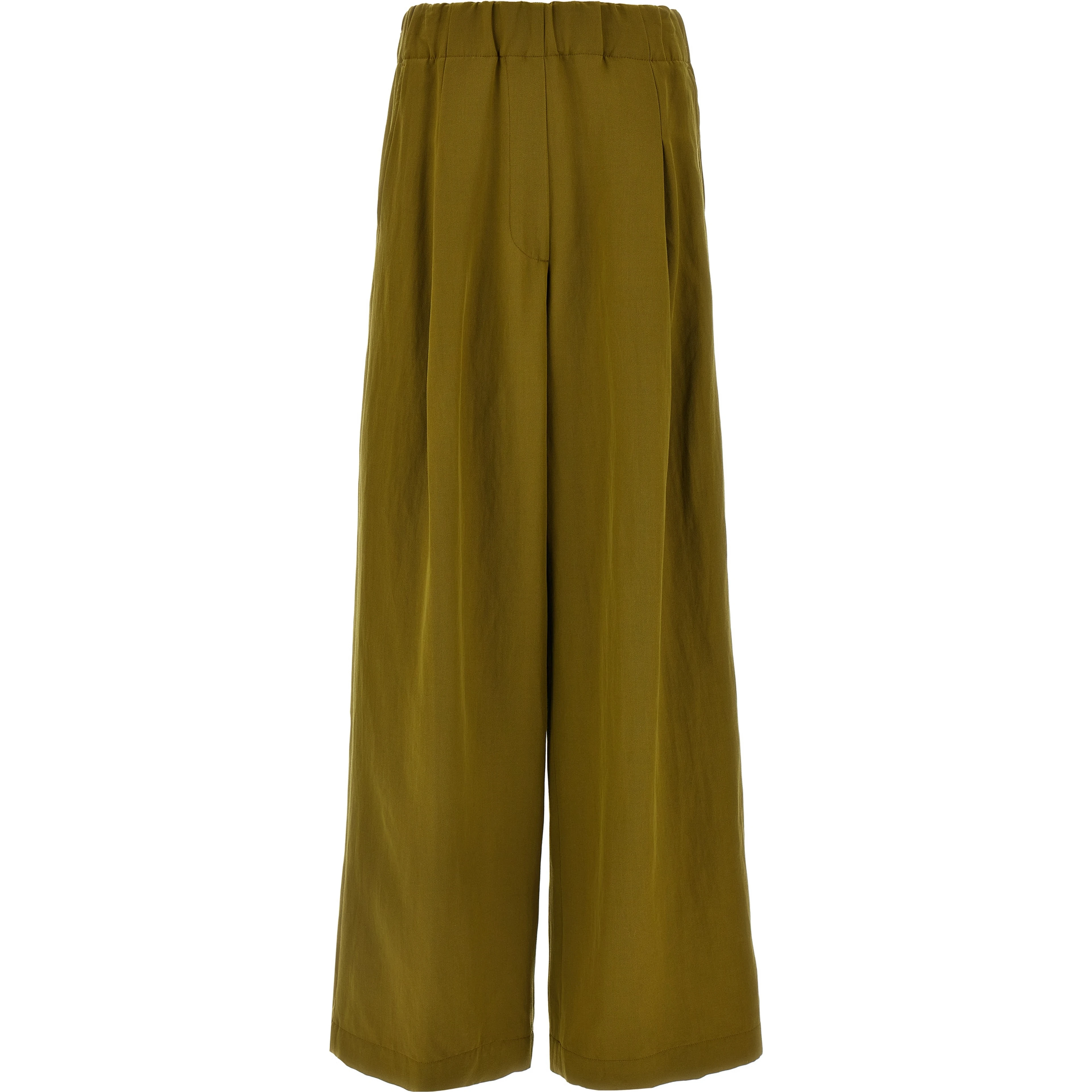 Bicolor Wool Casual Pants