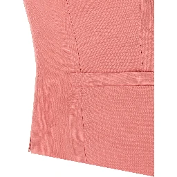 Multicolor Viscose Sleeveless Jacket