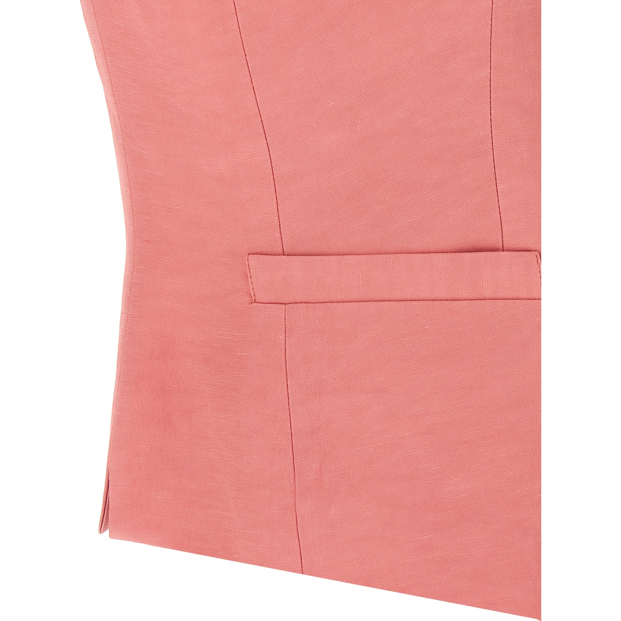 Multicolor Viscose Sleeveless Jacket