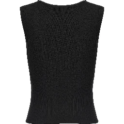 Black Viscose Tank Tops