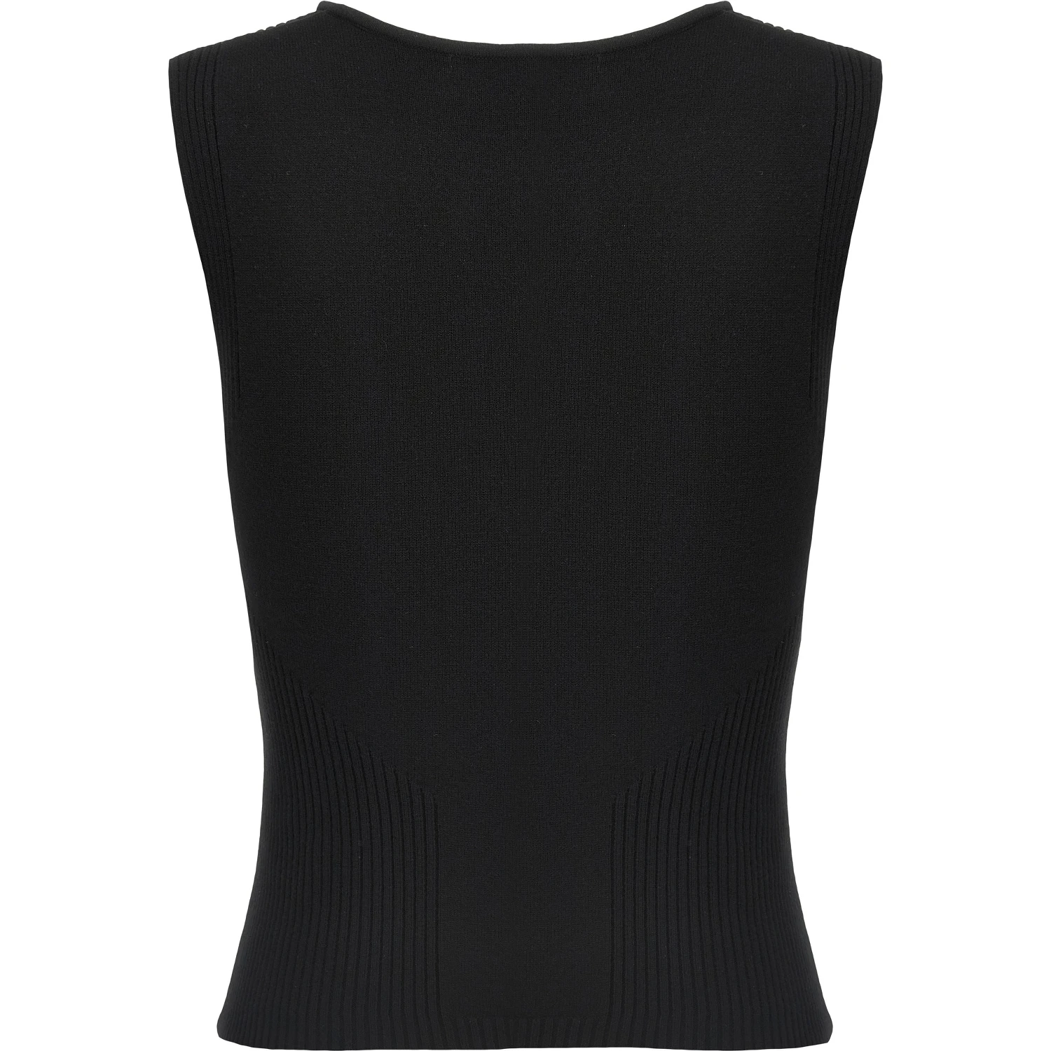 Black Viscose Tank Tops
