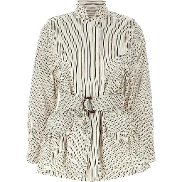White Cotton Shell Jacket