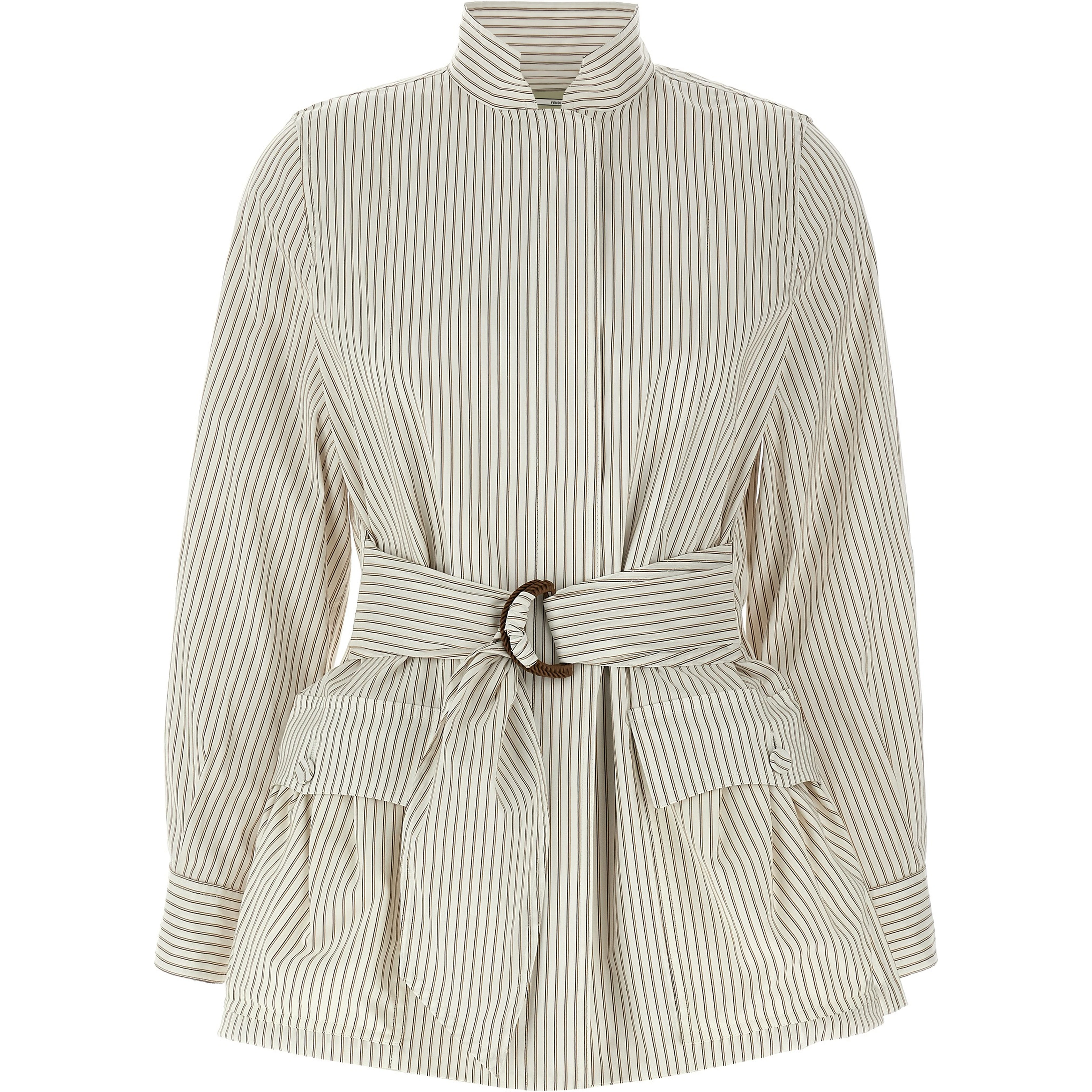 White Cotton Shell Jacket