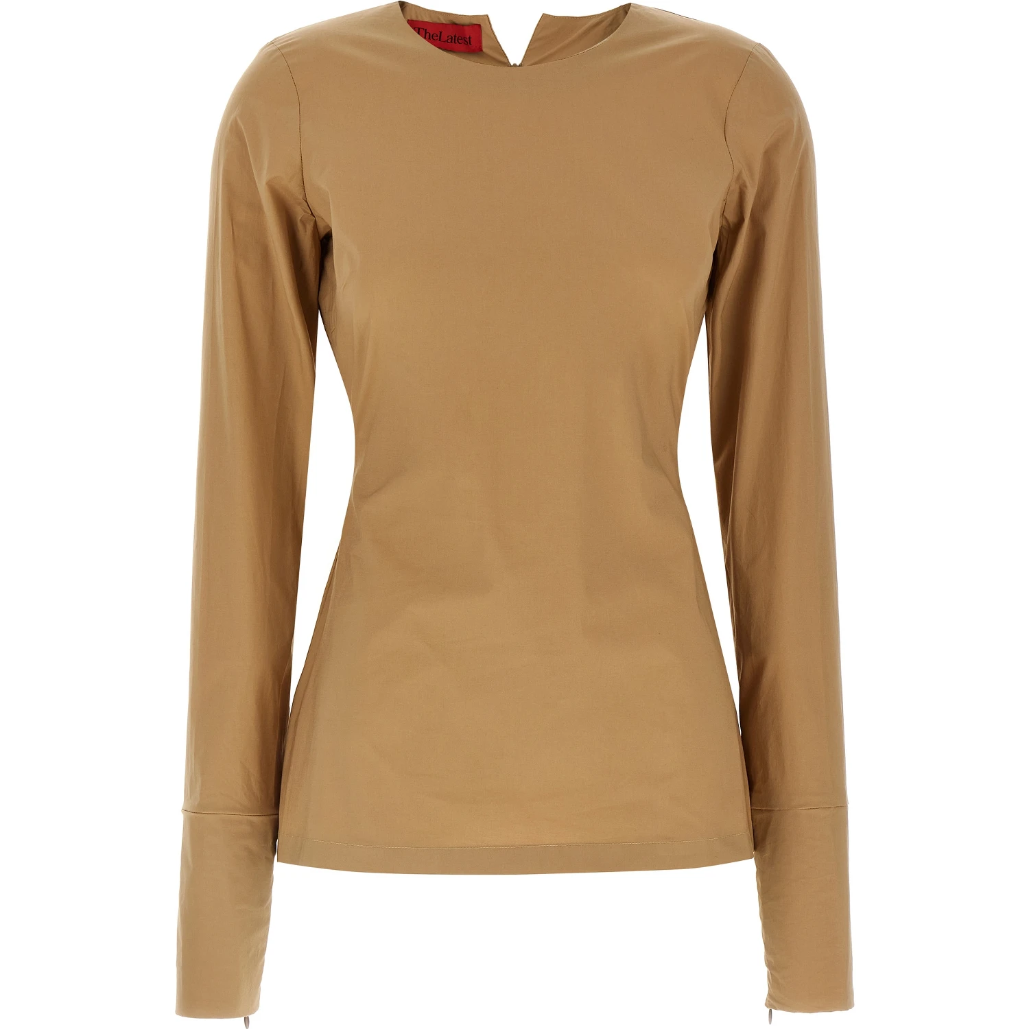 Beige Cotton T-Shirt
