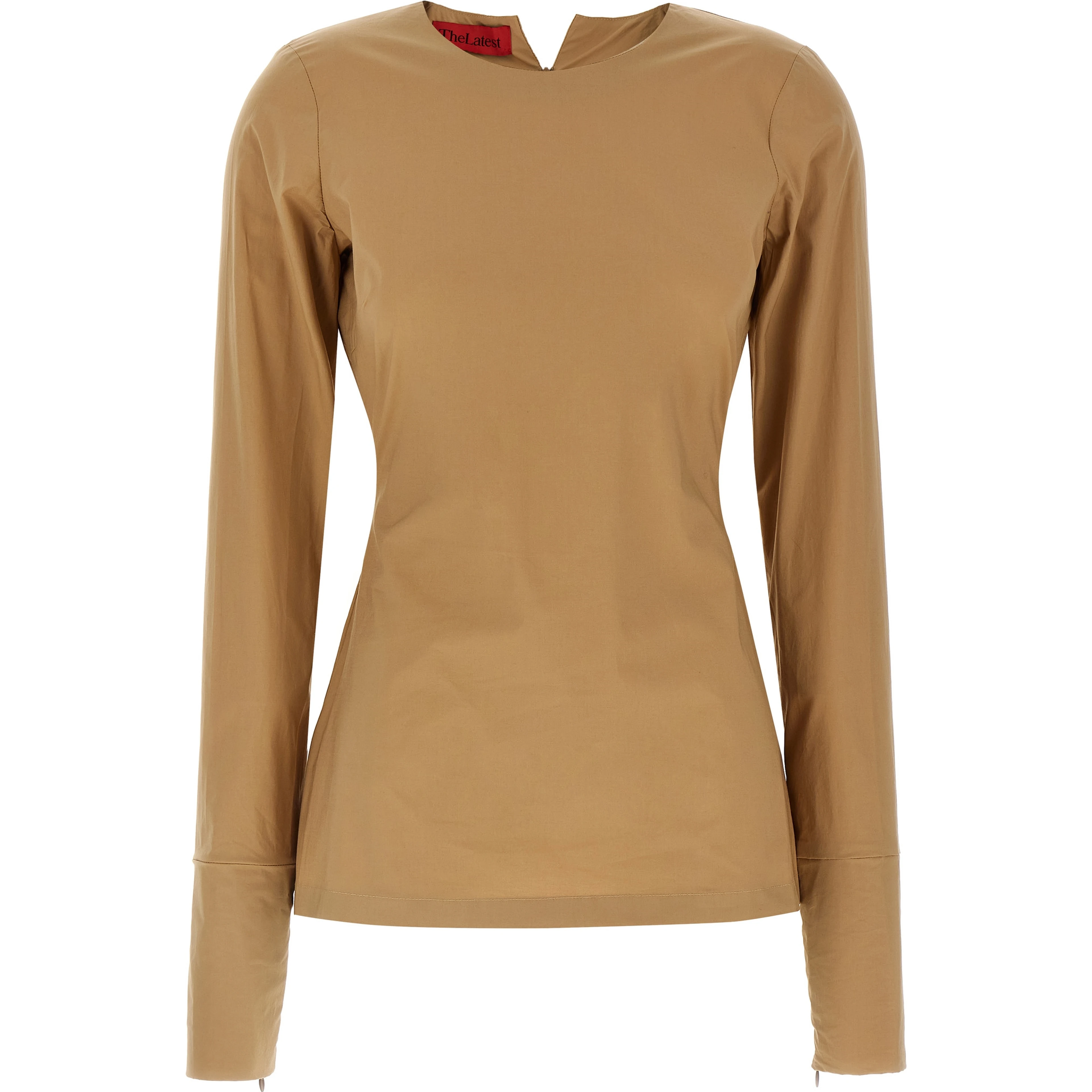 Beige Cotton T-Shirt