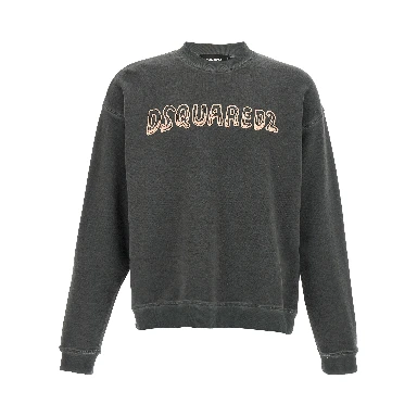 Gray Cotton Sweatshirt