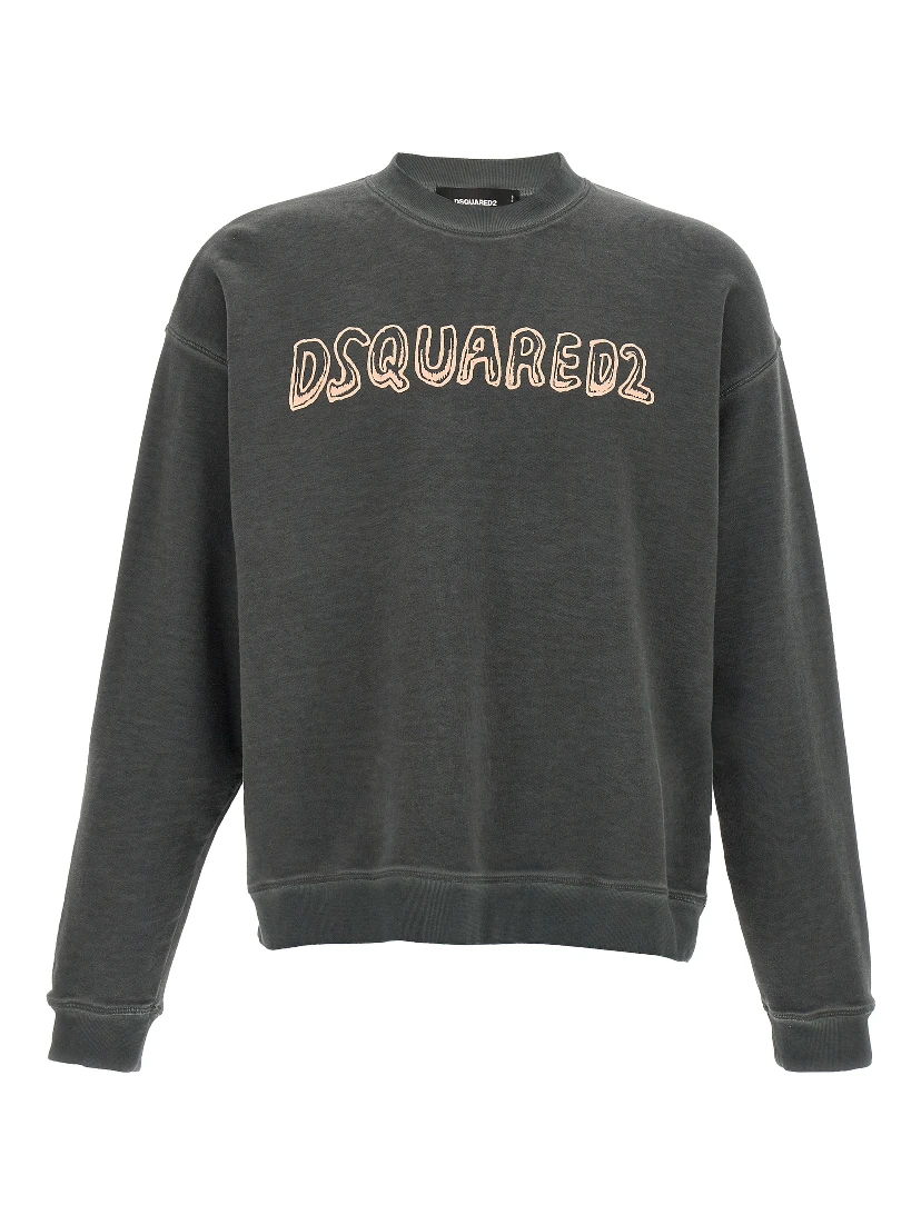 Gray Cotton Sweatshirt