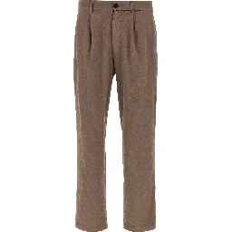 Brown Linen Pants