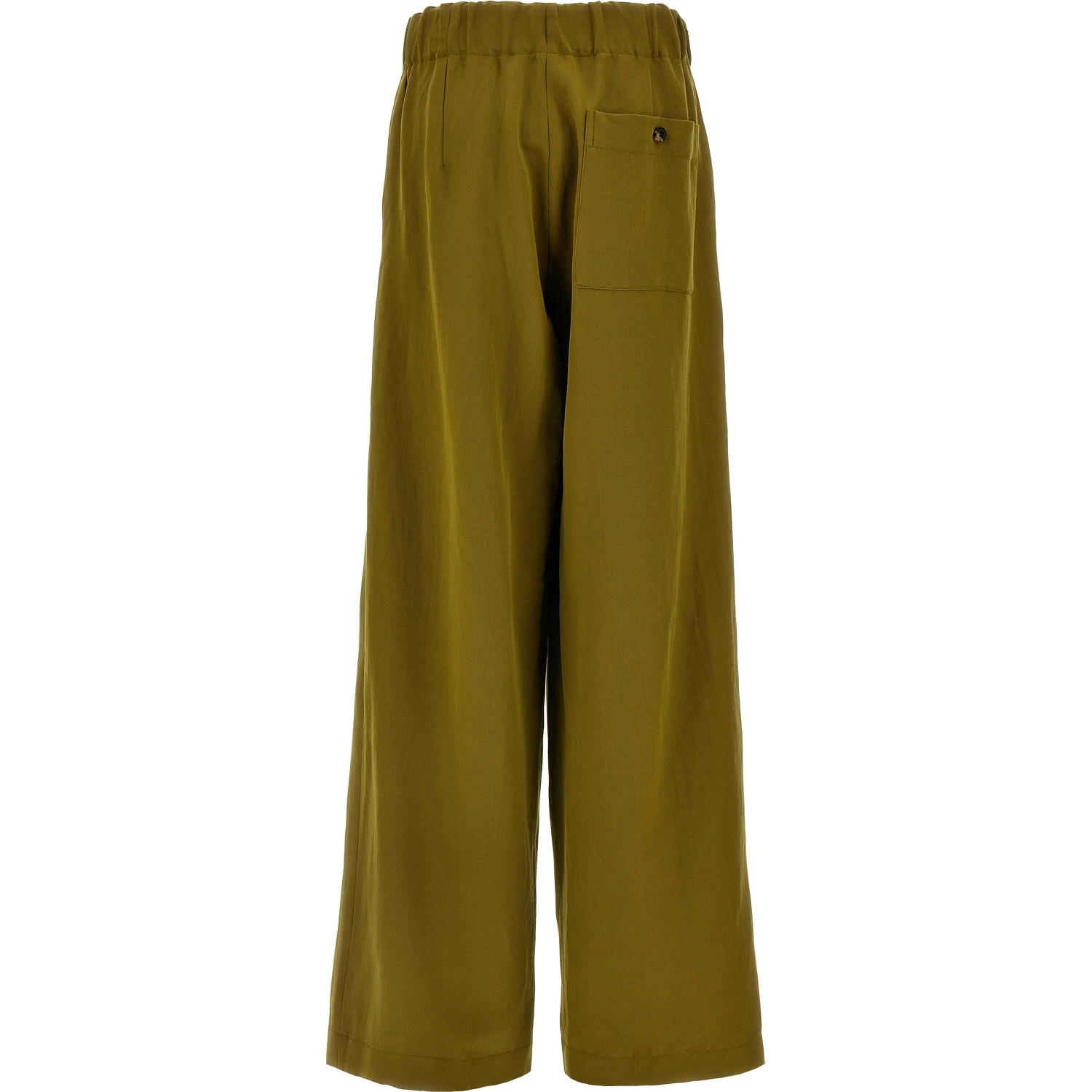 Bicolor Wool Casual Pants