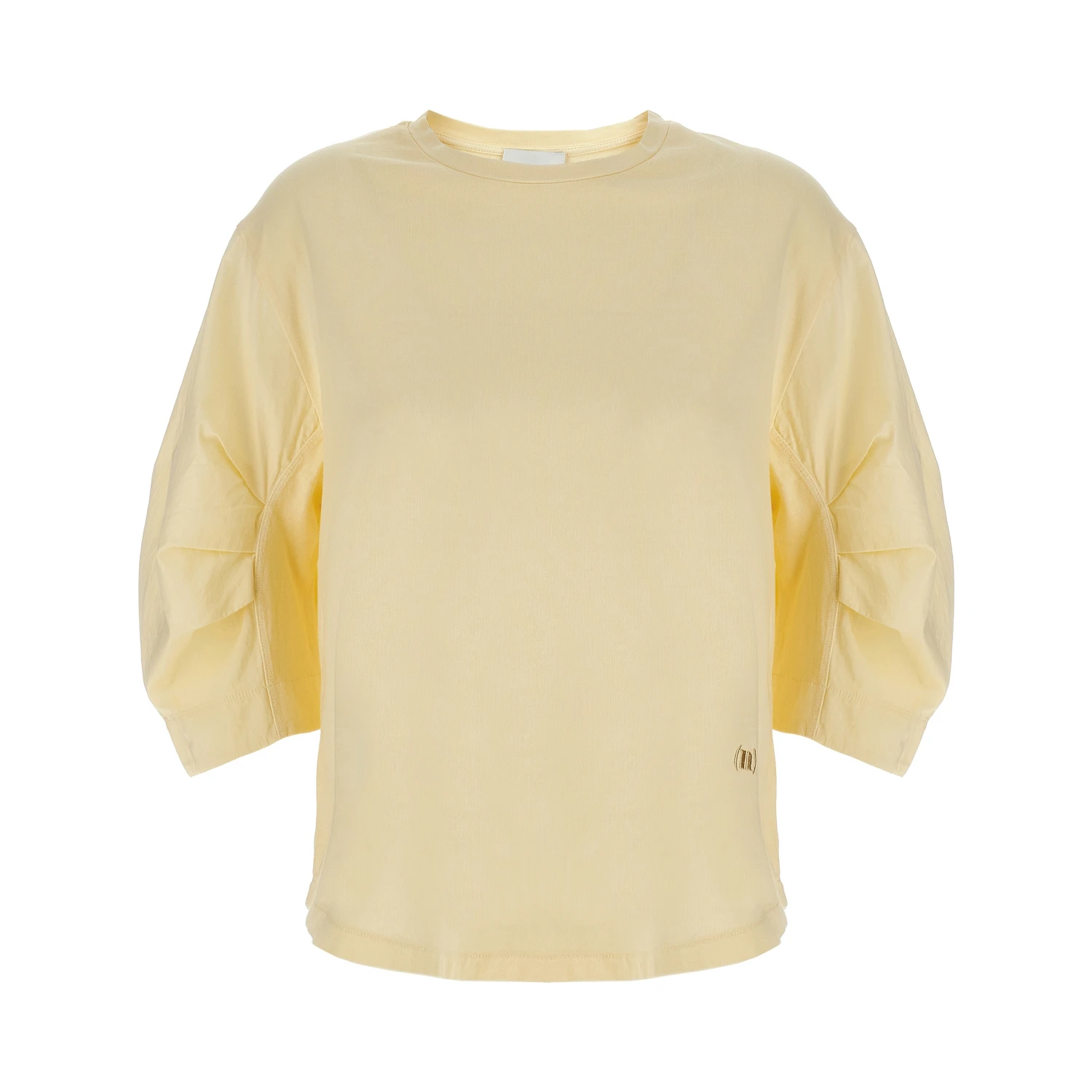 Beige Cotton T-Shirt