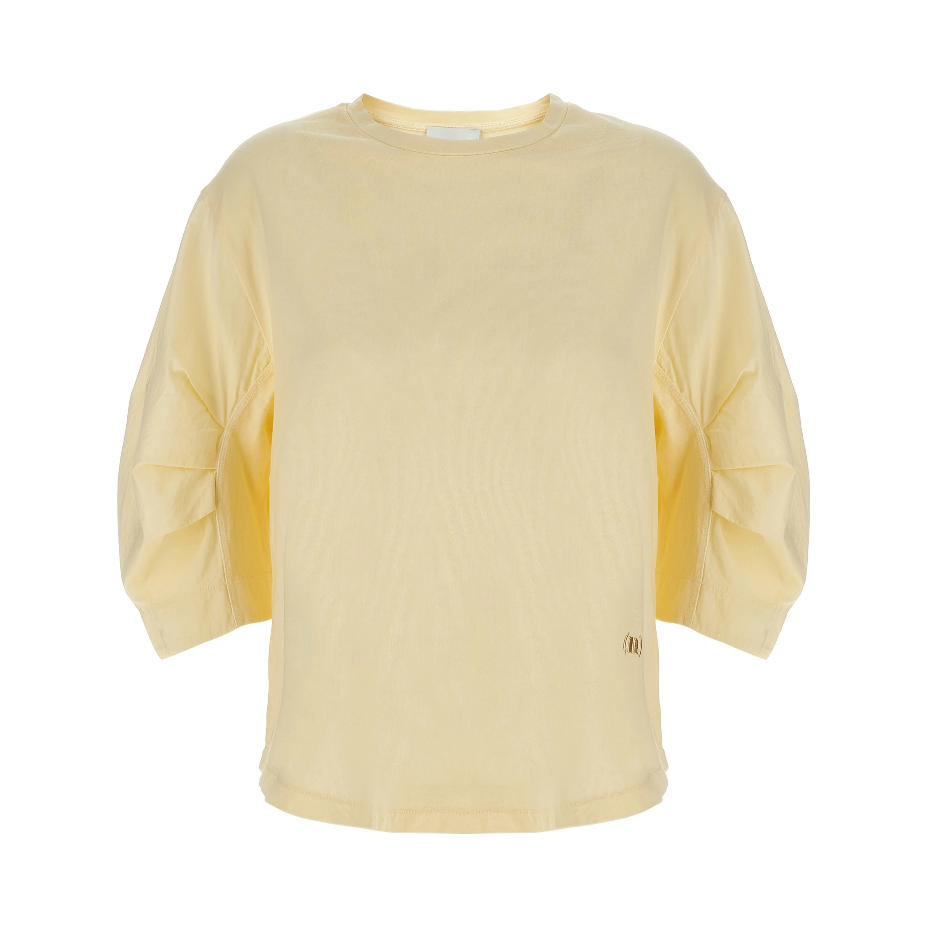 Beige Cotton T-Shirt