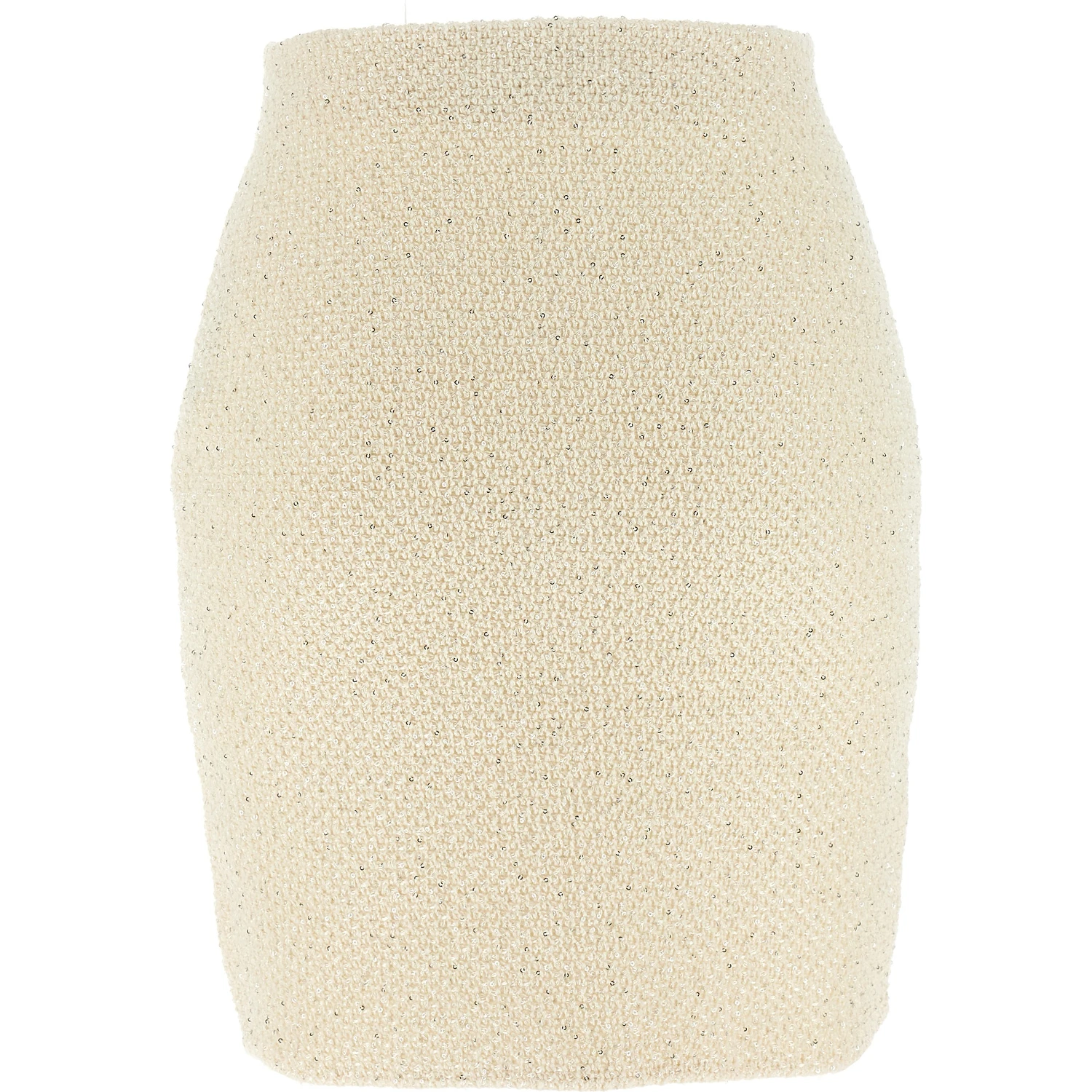 Bicolor Cotton Long Skirt