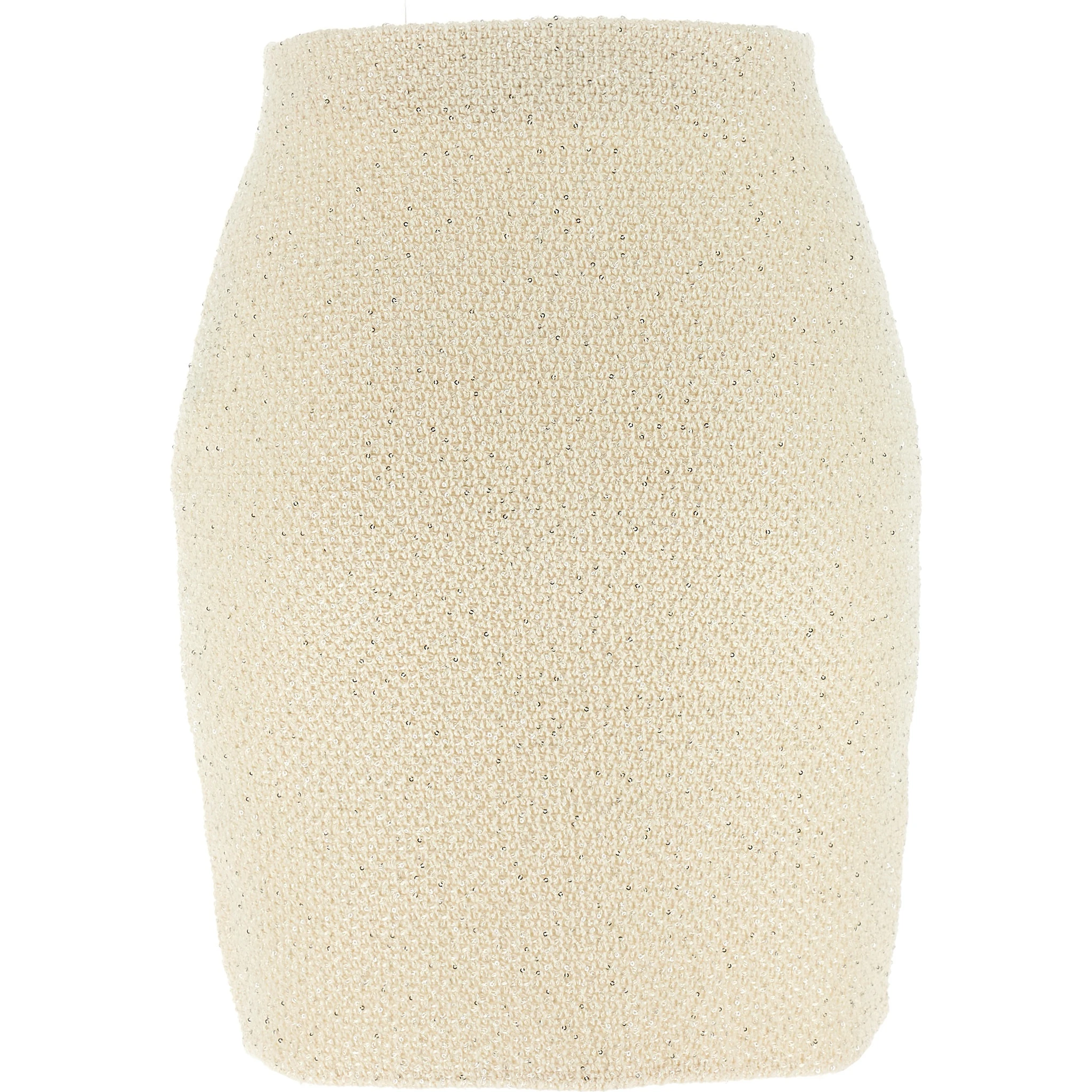 Bicolor Cotton Long Skirt