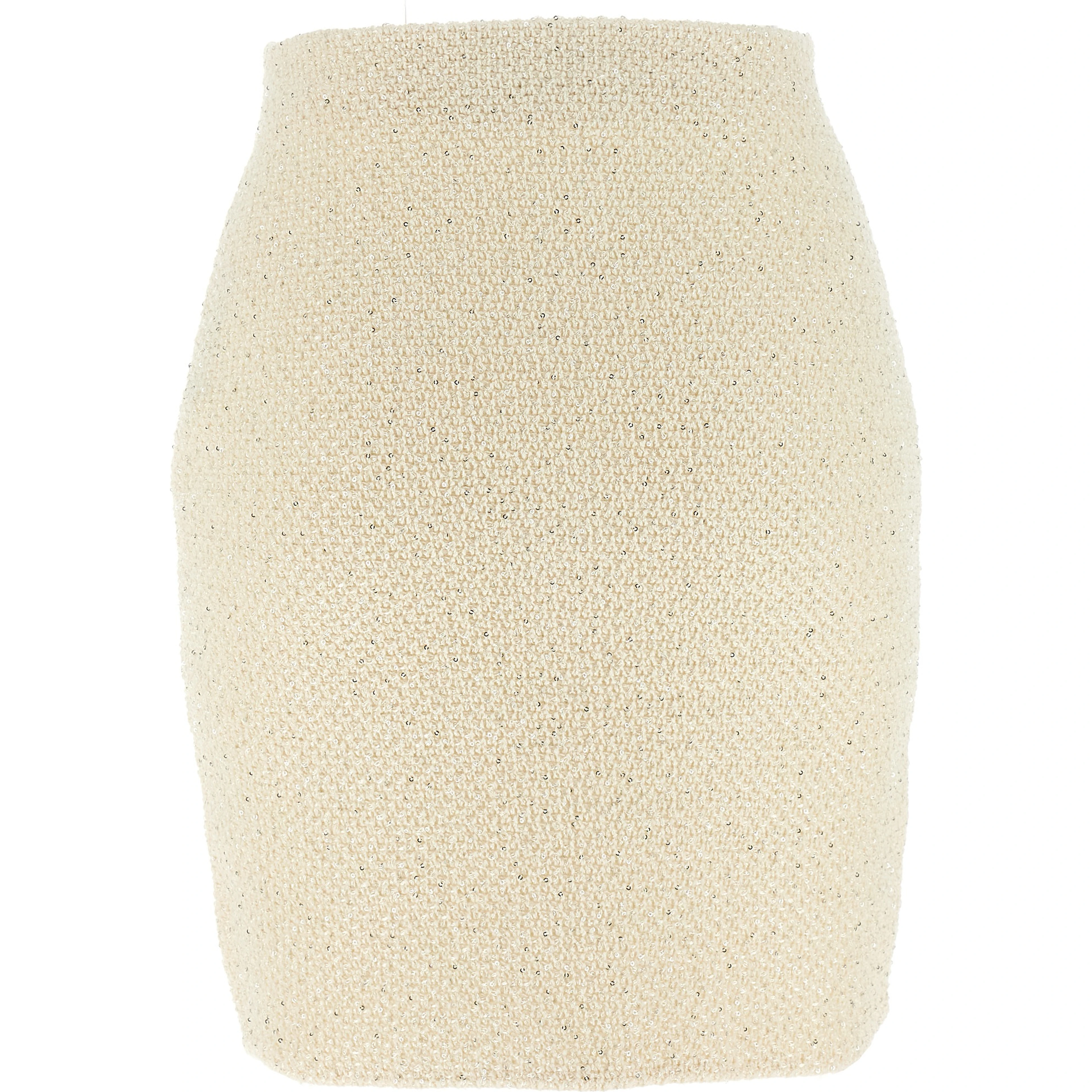 Bicolor Cotton Long Skirt