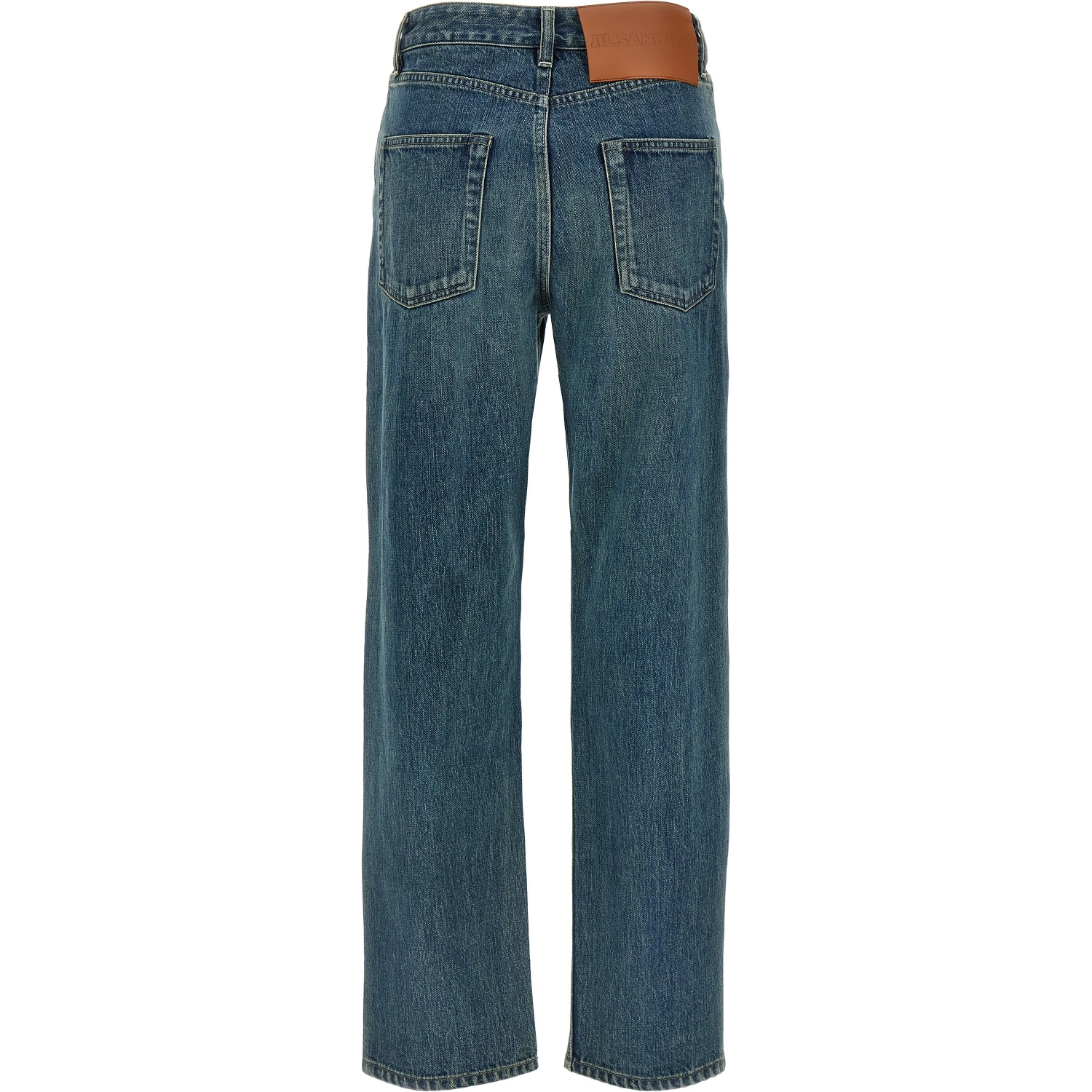 Blue Cotton Slim Fit Jeans