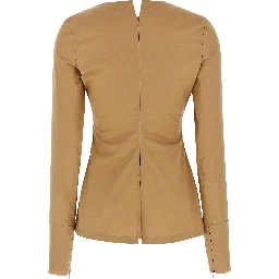 Beige Cotton T-Shirt