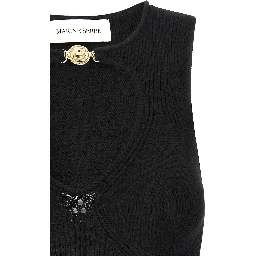 Black Viscose Tank Tops