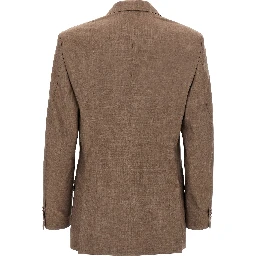 Brown Virgin Wool Blazer