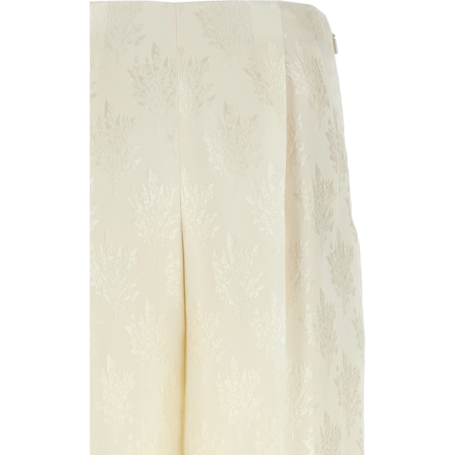 White Silk Casual Pants