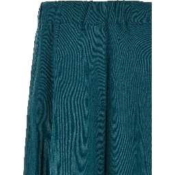 Bicolor Wool Casual Pants