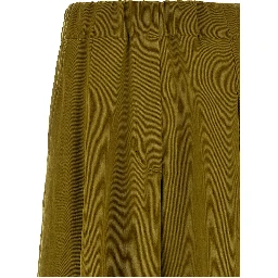 Bicolor Wool Casual Pants