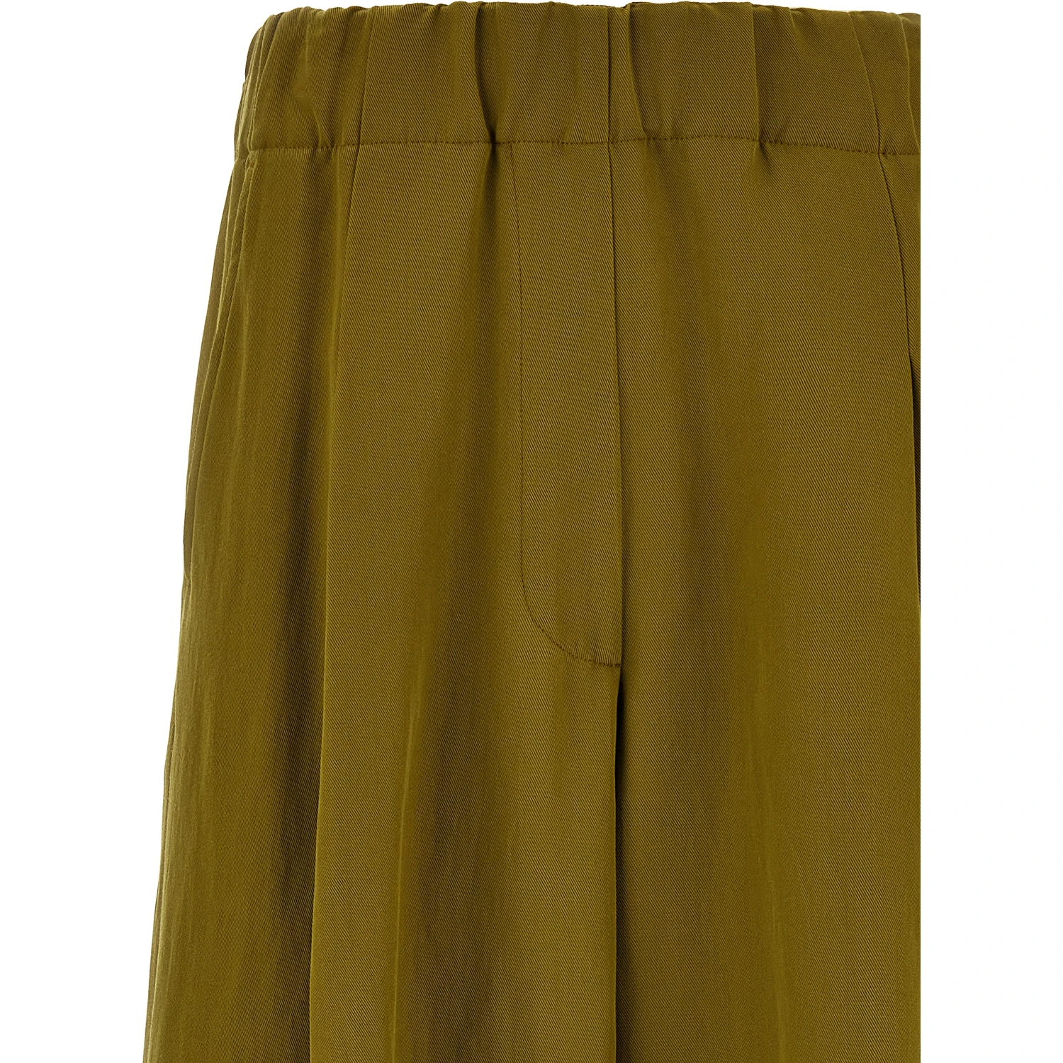 Bicolor Wool Casual Pants