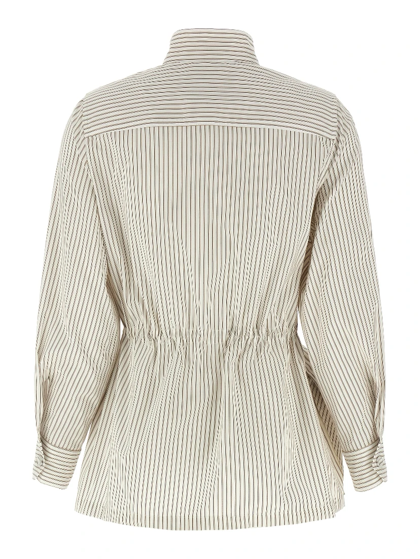 White Cotton Shell Jacket