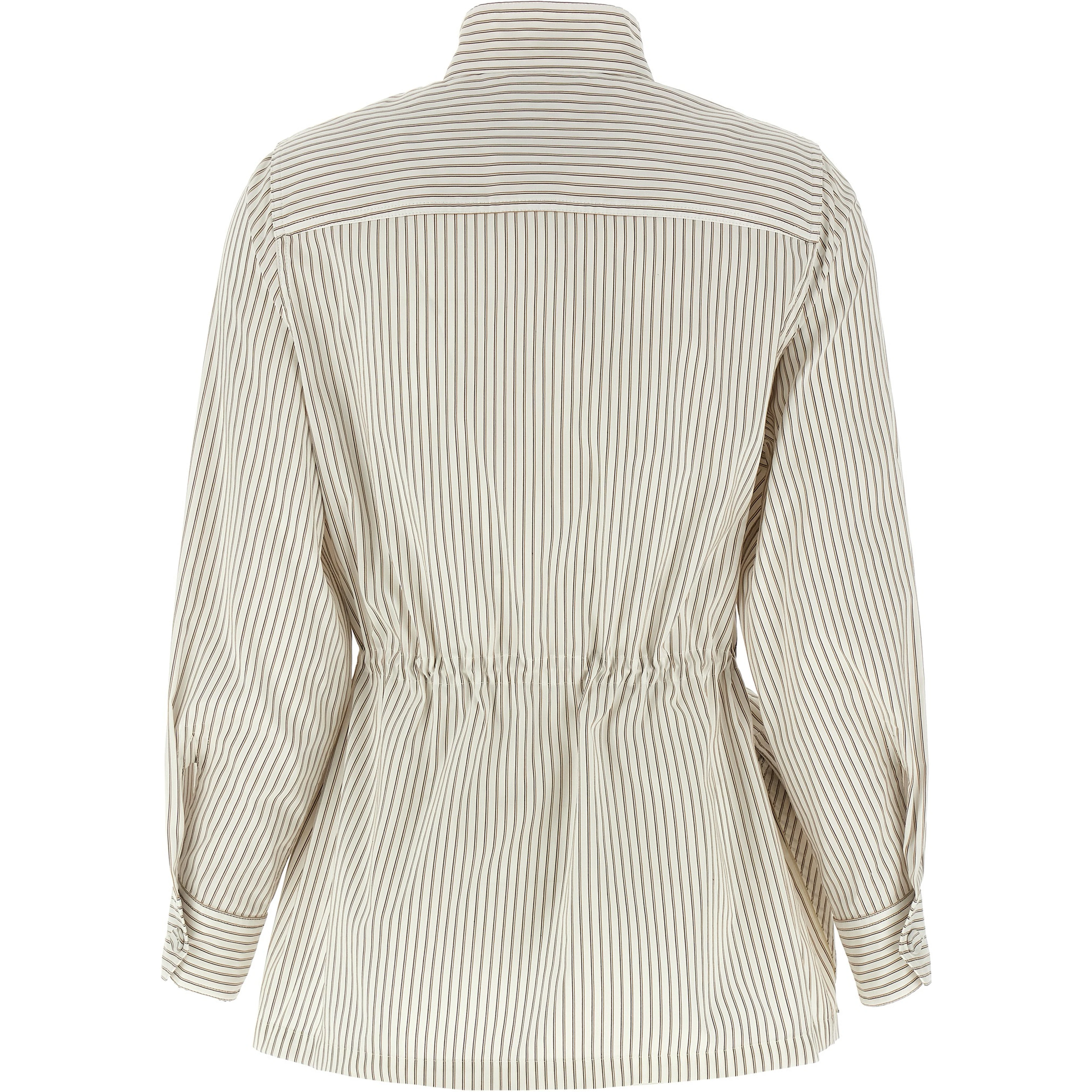 White Cotton Shell Jacket