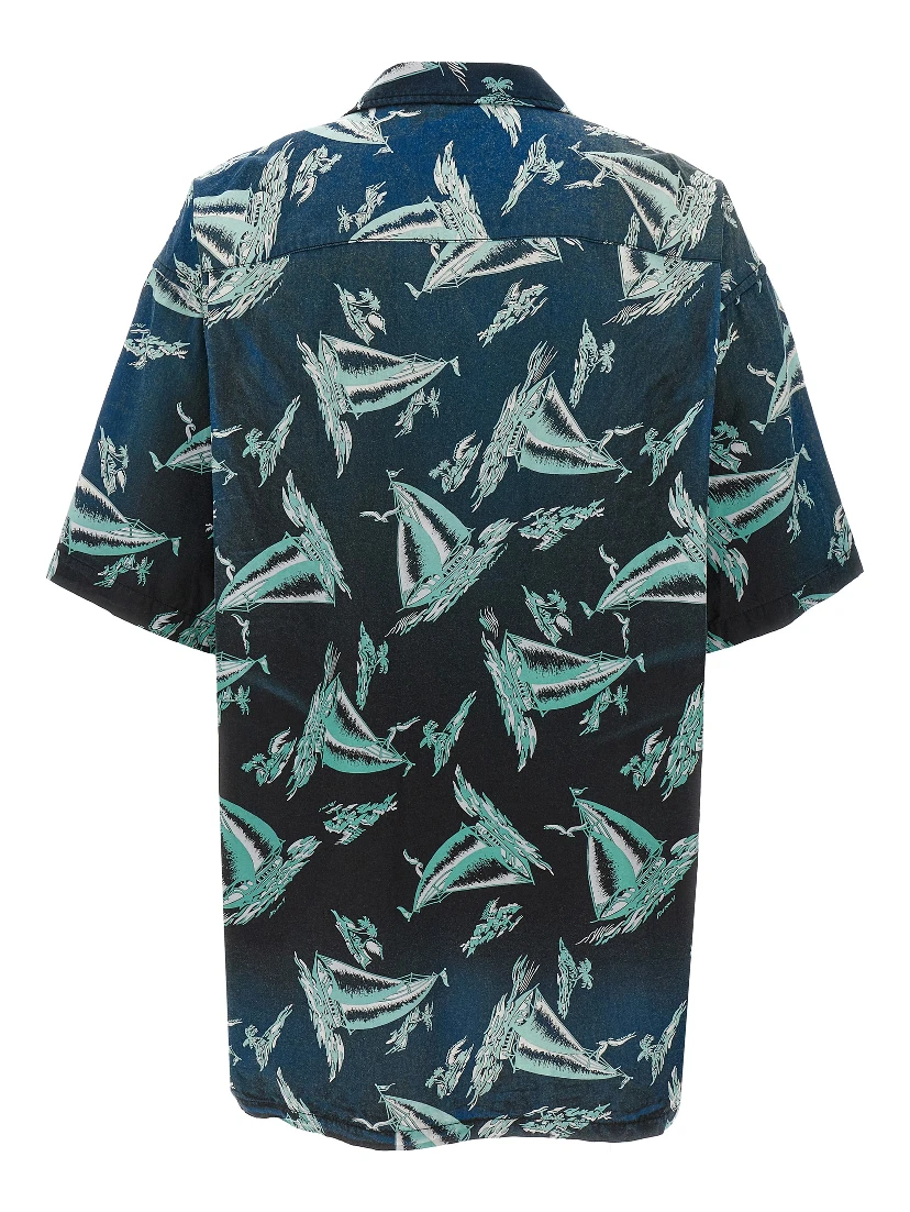 Blue Rayon Blouse
