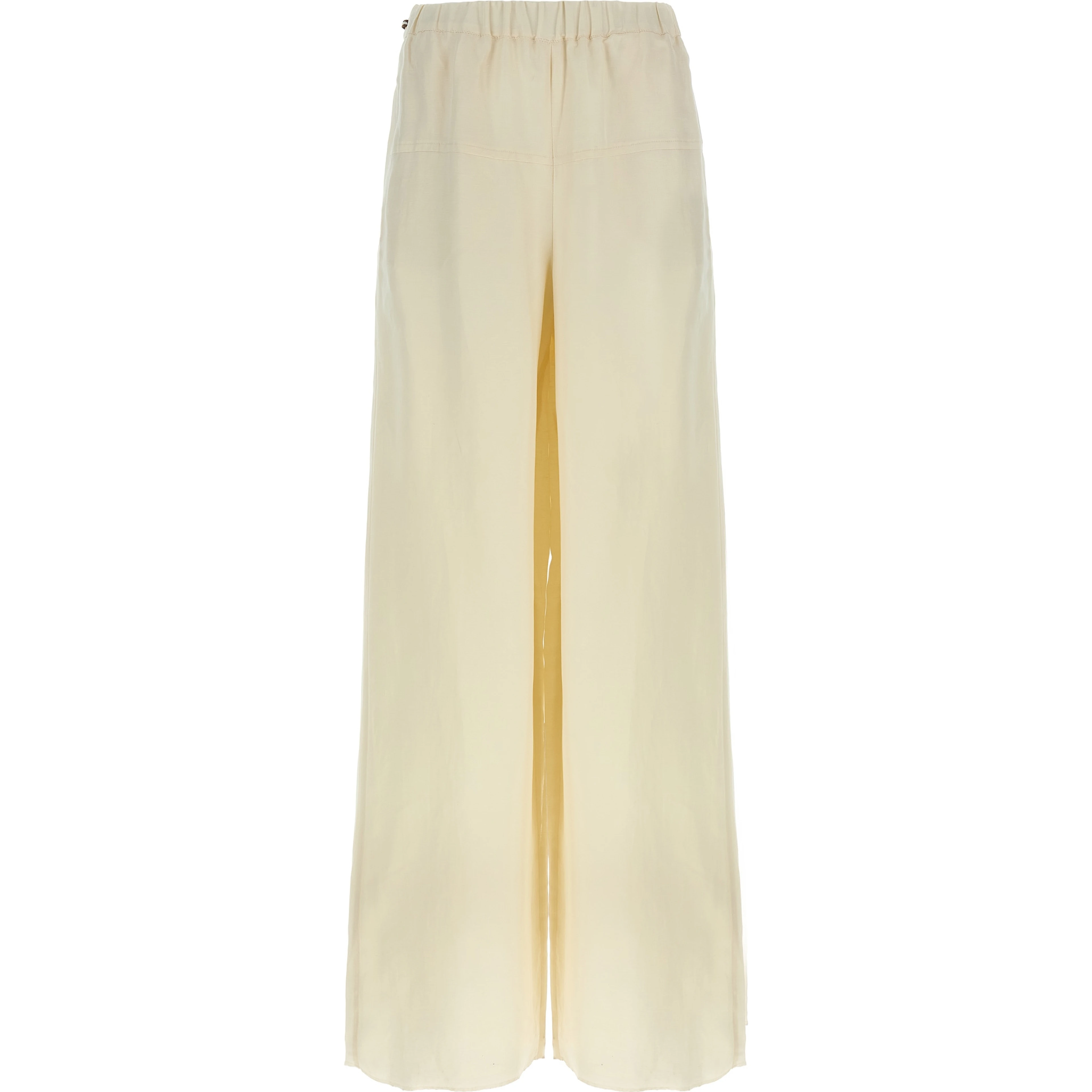 White Flax Casual Pants