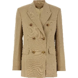 Beige Virgin Wool Blazer