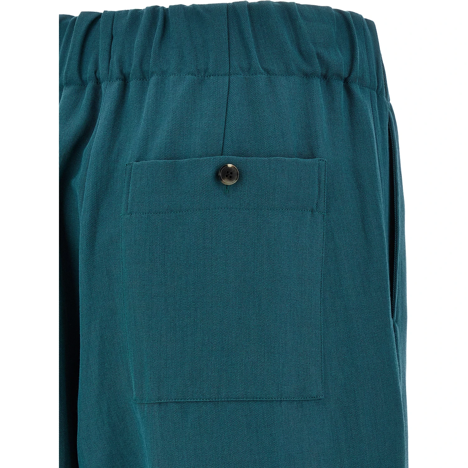 Bicolor Wool Casual Pants