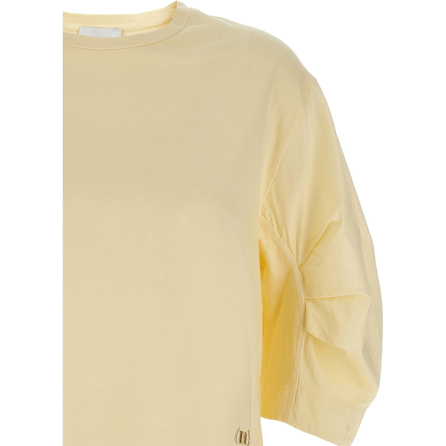 Beige Cotton T-Shirt