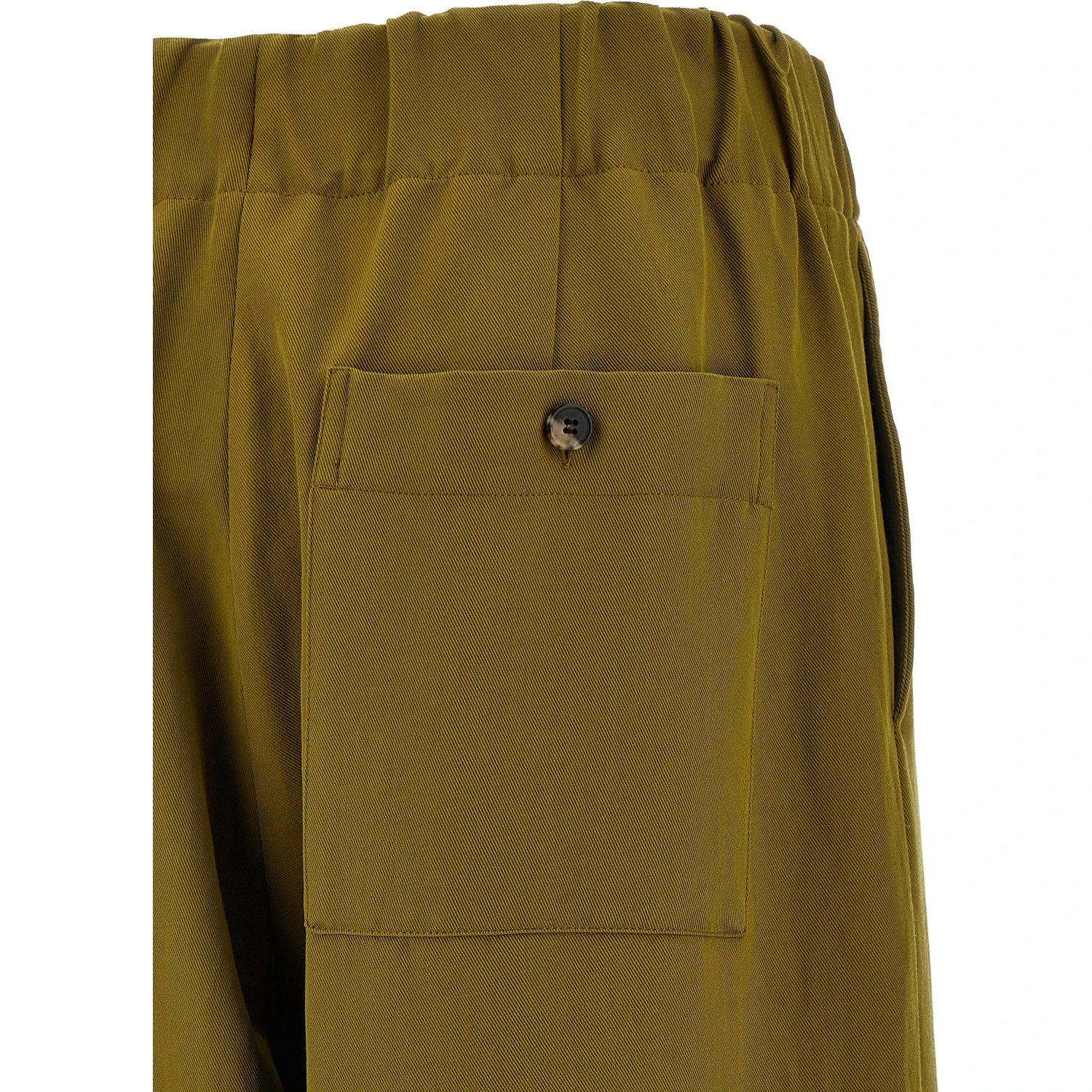 Bicolor Wool Casual Pants