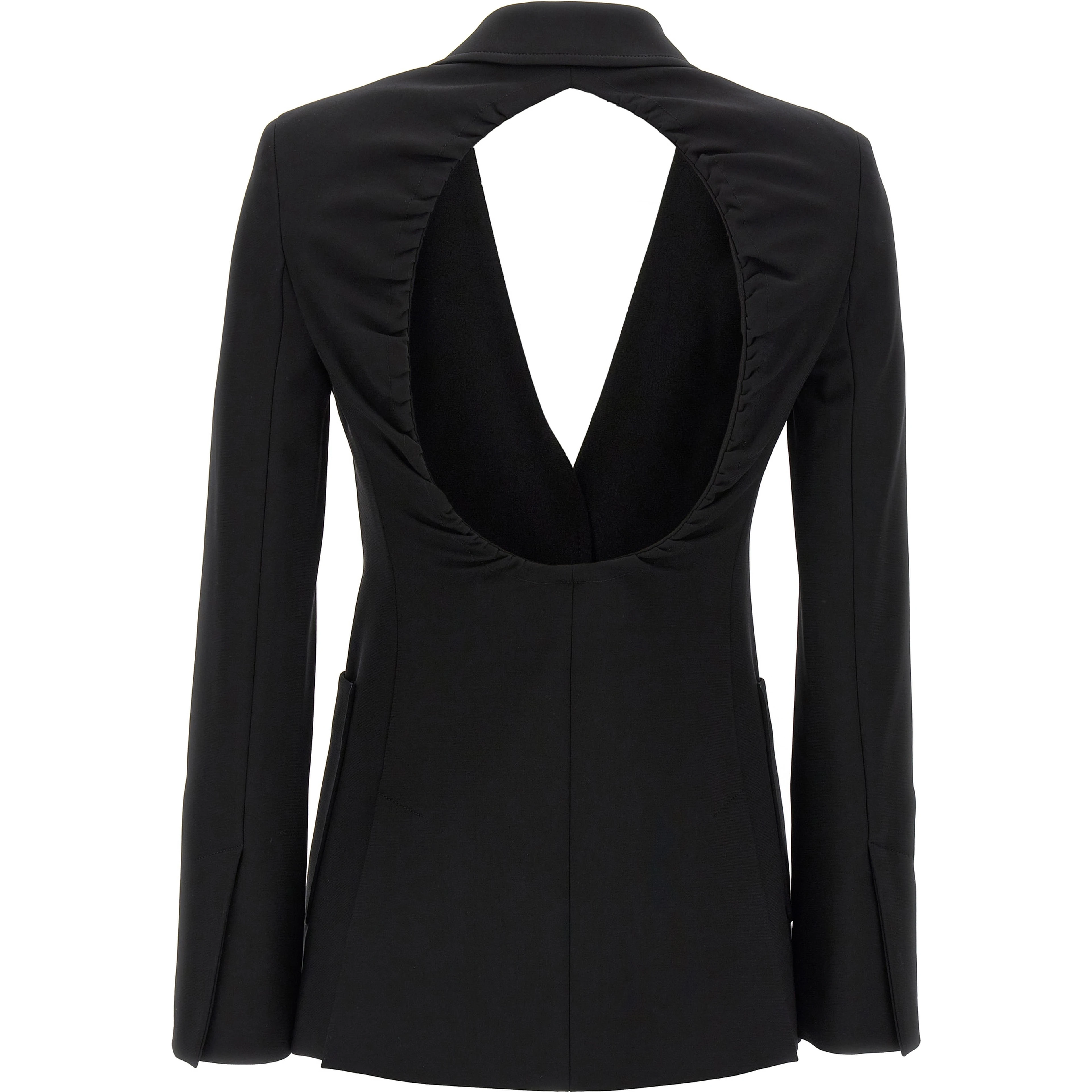 Black Viscose Blazer