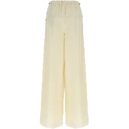 White Flax Casual Pants