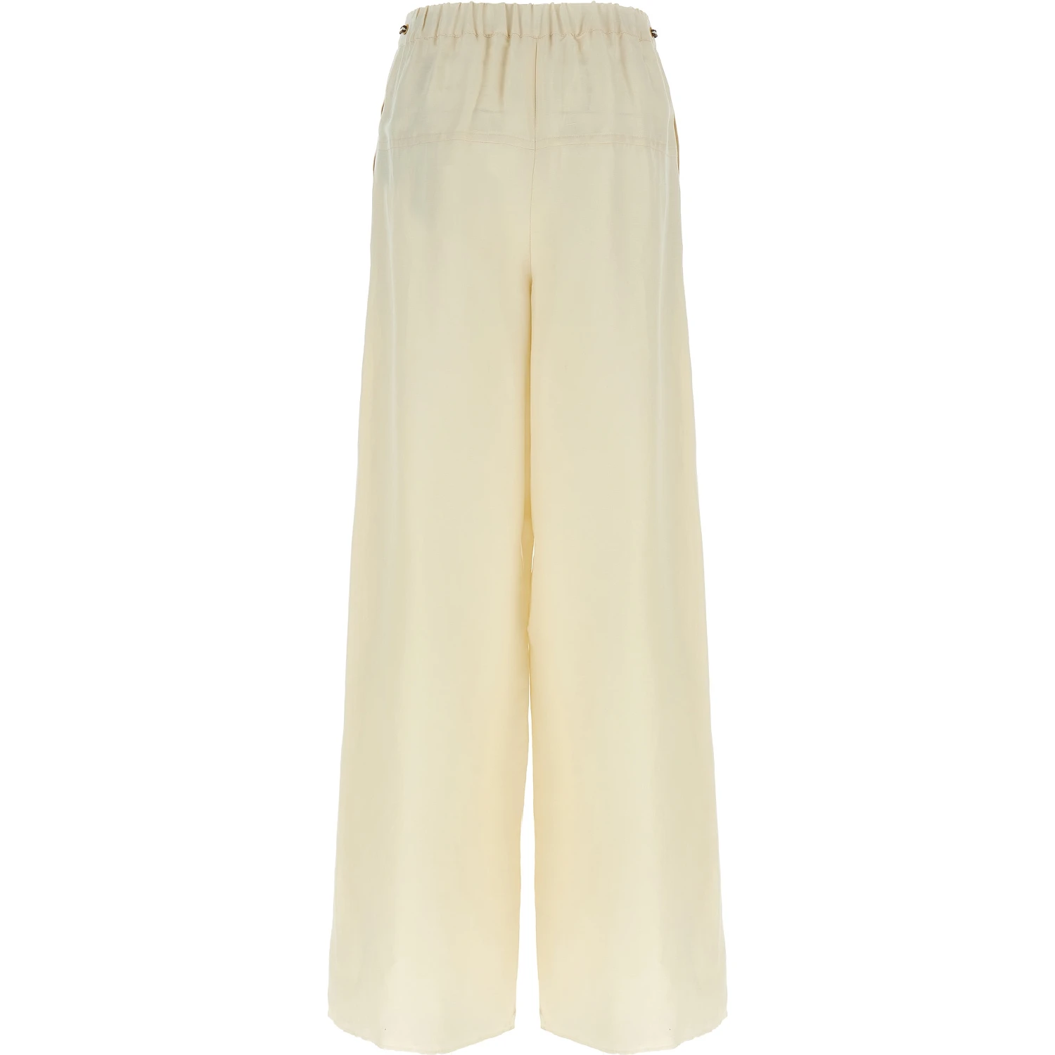 White Flax Casual Pants