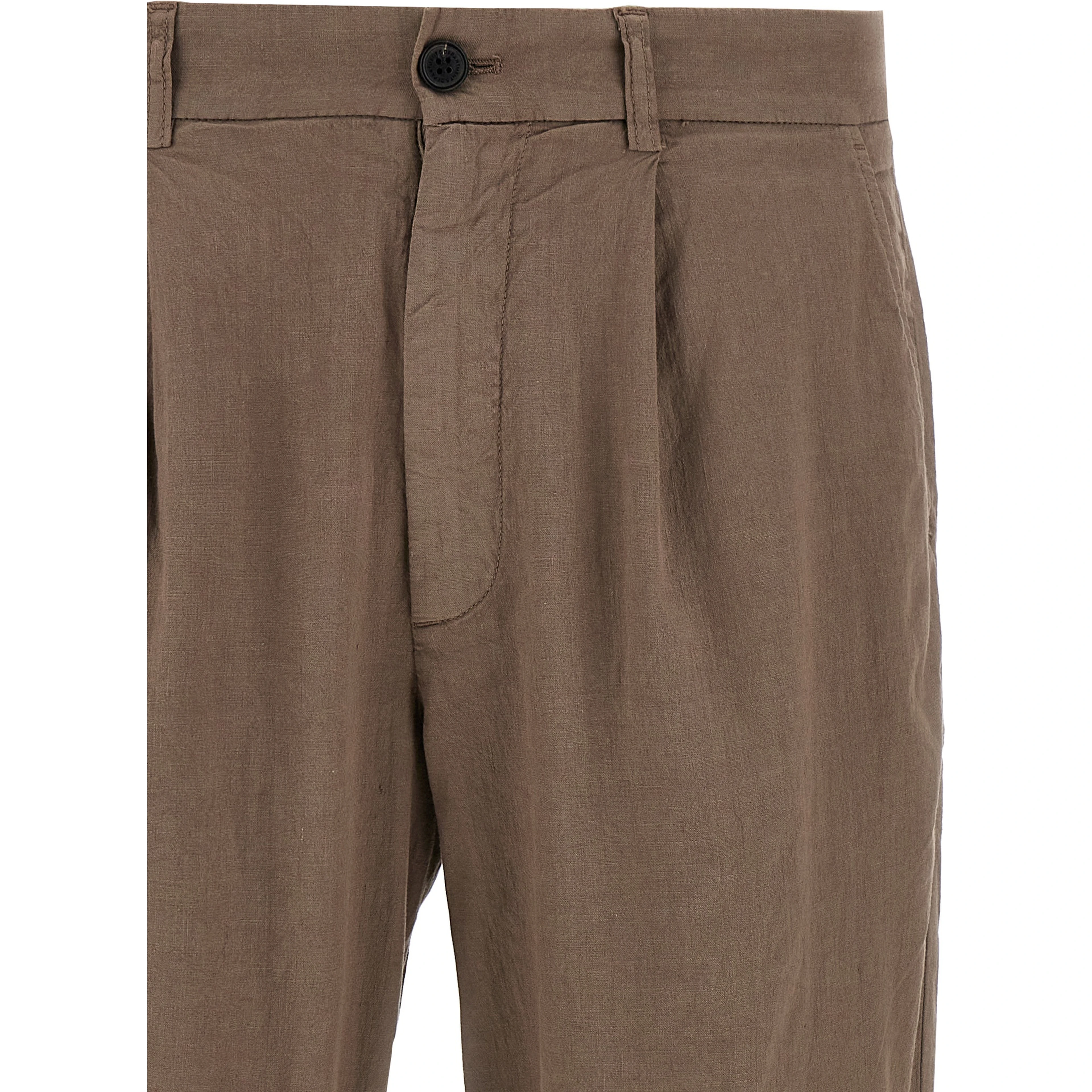 Brown Linen Pants