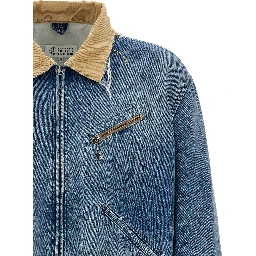 Blue Cotton Denim Jacket