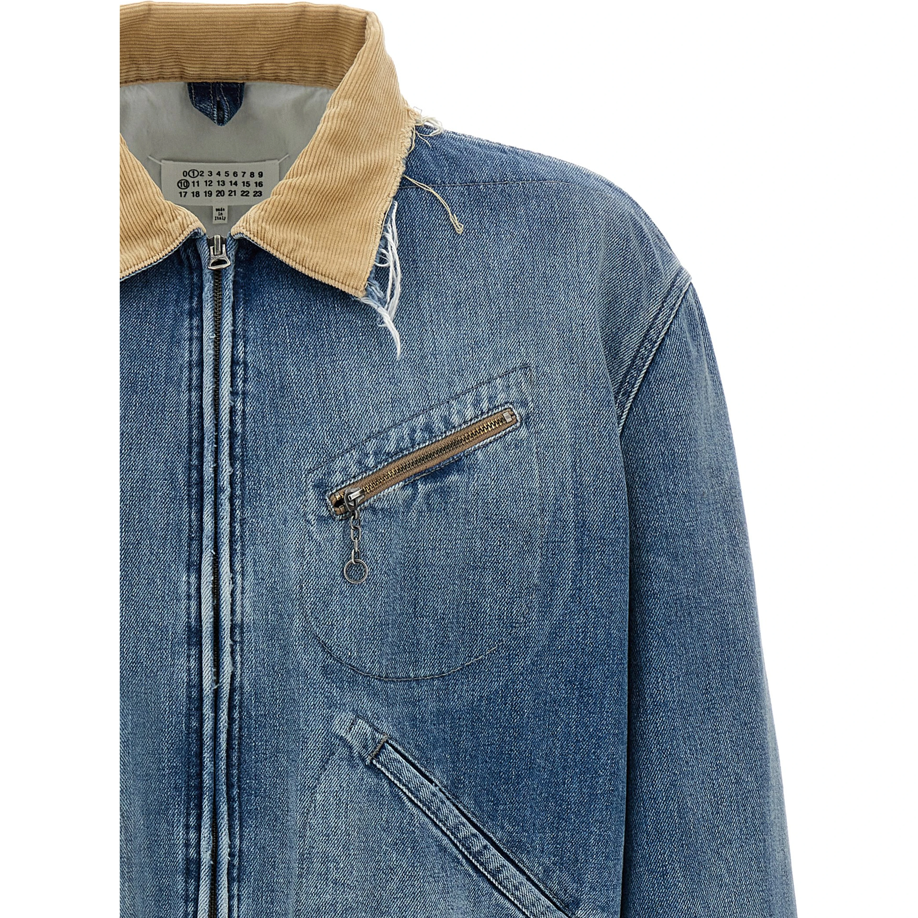 Blue Cotton Denim Jacket