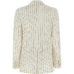 White Cotton Blazer